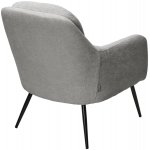 Кресло ARGOS 3018-03 светло-серый, шенилл / черный каркас, ®DISAUR