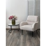 Кресло MAGDA Cato-01 белый, ткань / черный каркас, ®DISAUR