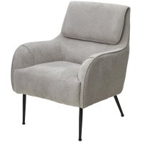 Кресло MAGDA Cato-16 серый, ткань / черный каркас, ®DISAUR