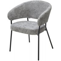 Стул SAGE 3018-17 серый, шенилл / черный каркас, ®DISAUR