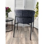 Стул GUST цвет стальной синий TOPIC 330 / черный каркас / Товарный знак DISAUR