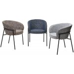 Стул GUST цвет стальной синий TOPIC 330 / черный каркас / Товарный знак DISAUR