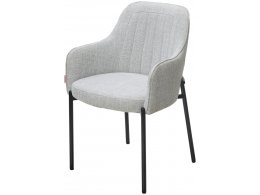Стул WILSON Daly-11 светло-серый, ткань / черный каркас, ®DISAUR
