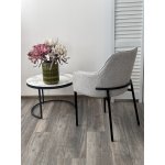 Стул WILSON Daly-11 светло-серый, ткань / черный каркас, ®DISAUR