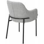 Стул WILSON Daly-11 светло-серый, ткань / черный каркас, ®DISAUR