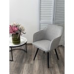 Стул FORT 360 град. поворот. NS10 Серый, букле / черный каркас, М-City