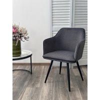 Стул FORT 360 град. поворот. NS13 Графит, букле / черный каркас, М-City