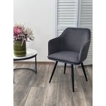 Стул FORT 360 град. поворот. NS13 Графит, букле / черный каркас, М-City