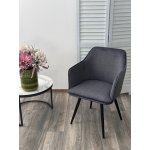 Стул FORT 360 град. поворот. NS13 Графит, букле / черный каркас, М-City