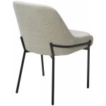 Стул GAVI Garna-157 светло-бежевый, ткань / черный каркас, ®DISAUR