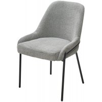 Стул GAVI Garna-018 серый, ткань / черный каркас, ®DISAUR