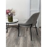 Стул GAVI Garna-018 серый, ткань / черный каркас, ®DISAUR Стул GAVI Garna-018 серый, ткань / черный каркас, ®DISAUR