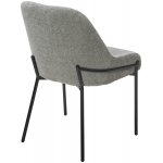 Стул GAVI Garna-018 серый, ткань / черный каркас, ®DISAUR Стул GAVI Garna-018 серый, ткань / черный каркас, ®DISAUR