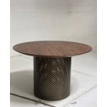 Стол RAFAEL 120 Орех 3001 МДФ / Бронза, ®DISAUR