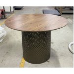 Стол RAFAEL 120 Орех 3001 МДФ / Бронза, ®DISAUR