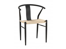 Стул обеденный Wishbone Style бежевый