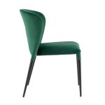 Стул Лори велюр зелёный