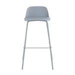 Стул барный Mist серо-голубой