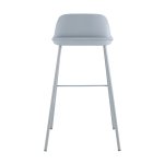 Стул барный Mist серо-голубой