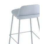 Стул барный Mist серо-голубой