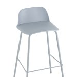 Стул барный Mist серо-голубой