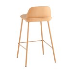 Стул полубарный Mist желтый