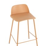 Стул полубарный Mist желтый