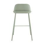 Стул полубарный Mist серо-зеленый