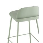 Стул полубарный Mist серо-зеленый