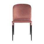 Стул Лори велюр пыльно-розовый