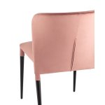 Стул Лори велюр пыльно-розовый