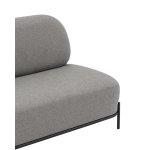 Диван Стоун рогожка серый