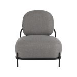 Кресло Стоун рогожка серый