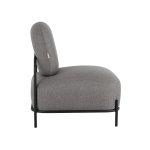 Кресло Стоун рогожка серый