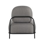 Кресло Стоун рогожка серый