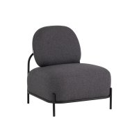 Кресло Стоун рогожка тёмно-серый