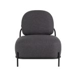 Кресло Стоун рогожка тёмно-серый