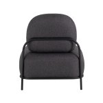 Кресло Стоун рогожка тёмно-серый