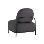 Кресло Стоун рогожка тёмно-серый