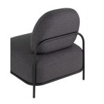 Кресло Стоун рогожка тёмно-серый