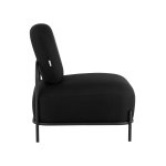 Кресло Стоун рогожка черный