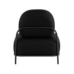 Кресло Стоун рогожка черный