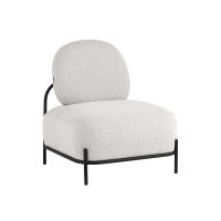 Кресло Стоун ткань букле молочный