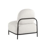 Кресло Стоун ткань букле молочный