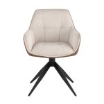 Стул обеденный Alba бежевый спинка экокожа