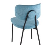 Стул Ханна велюр синий