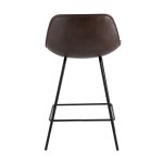 Стул полубарный Деймон экокожа коричневый