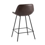 Стул полубарный Деймон экокожа коричневый