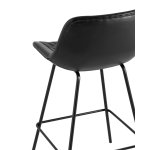 Стул полубарный Деймон экокожа черный