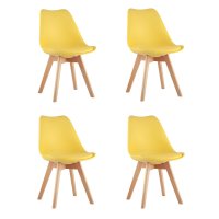Стул FRANKFURT NEW желтый 4 шт